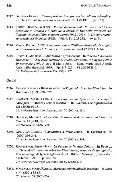 SCRIPTA PONTIHCIAE FACULTATIS THEOLOGICAE «MARIANUM ...