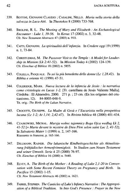 SCRIPTA PONTIHCIAE FACULTATIS THEOLOGICAE «MARIANUM ...