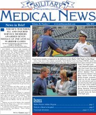 News in Brief - Military Medical | News