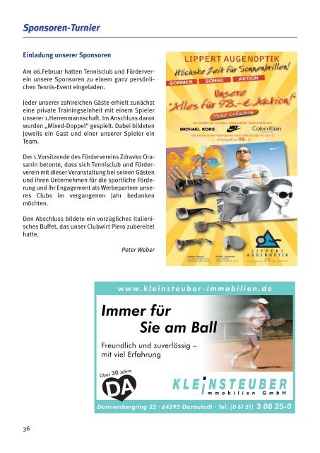 Ausgabe Mai 2010 - Tennisverein Seeheim