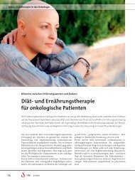 Fokus 2/13: Diät- und Ernährungstherapie für onkologische Patienten