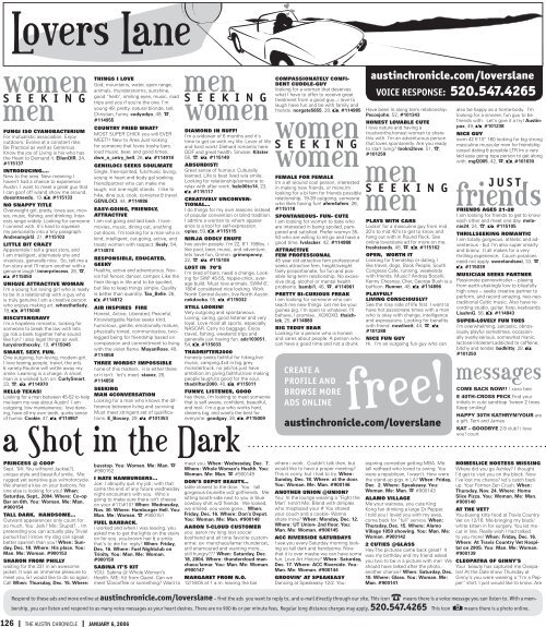 Jan. 6, 2006 - The Austin Chronicle