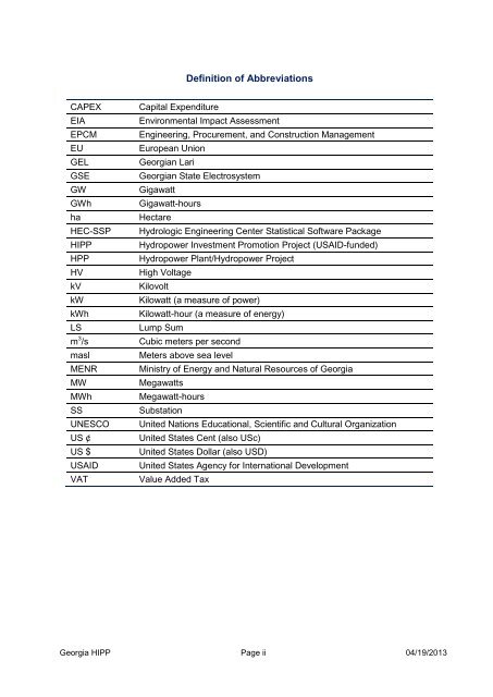 khani hpp 3_pre-feasibility_study - Hydropower Investment ...