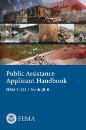 FEMA Public Assistance Applicant Handbook - Federal Emergency ...