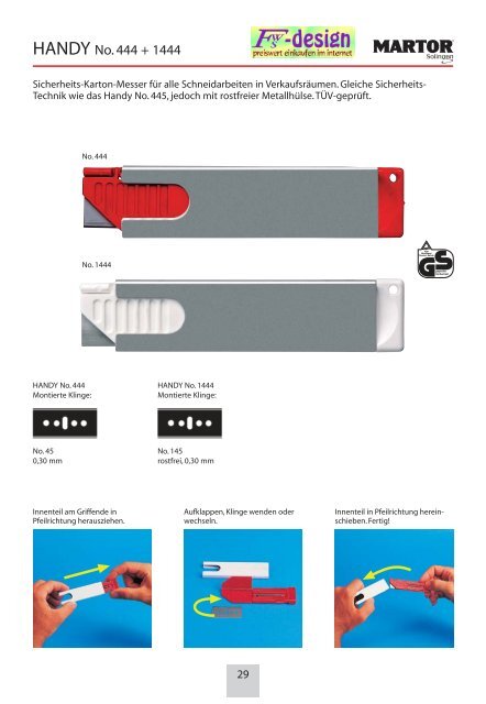 SICHERHEITSMESSER - fws-design