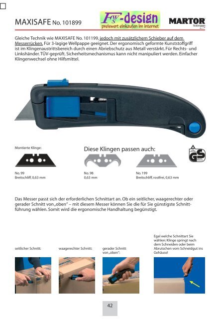 SICHERHEITSMESSER - fws-design