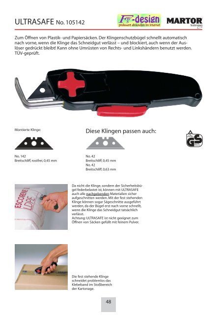 SICHERHEITSMESSER - fws-design