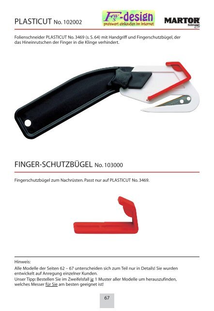 SICHERHEITSMESSER - fws-design