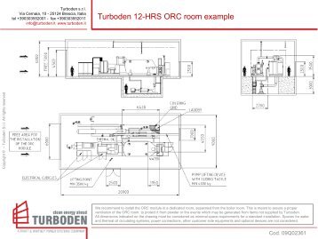 Turboden 12-HRS ORC room example