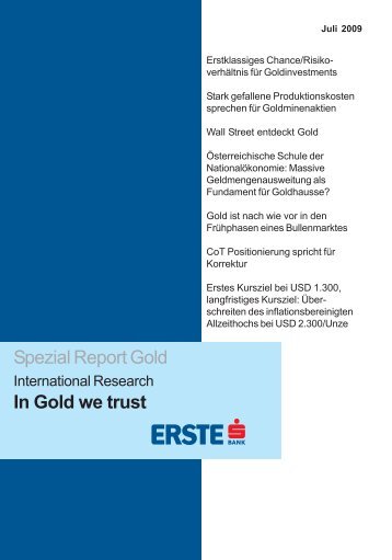 In Gold we trust - GO-AHEAD