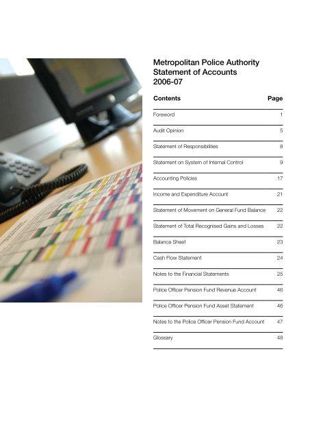 Statement of accounts 2006-07