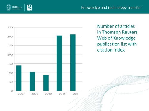 Kaunas University of Technology (KTU) in a pace of Europe 2020