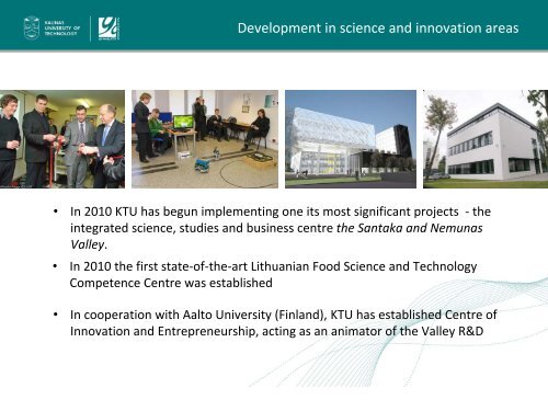 Kaunas University of Technology (KTU) in a pace of Europe 2020