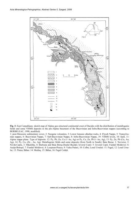 MSCC3 3rd MINERAL SCIENCES IN THE CARPATHIANS ...