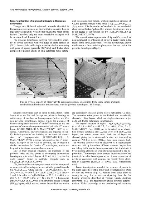 MSCC3 3rd MINERAL SCIENCES IN THE CARPATHIANS ...