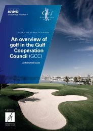 An overview of golf in the Gulf Cooperation Council