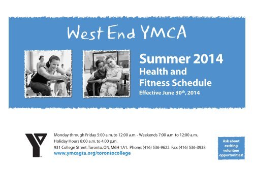Download in PDF - YMCA of Greater Toronto