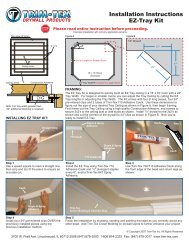 EZ-Tray Kit Instructions.cdr - Trim-Tex