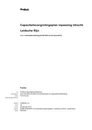 Capaciteitsvergrotingsplan inpassing Utrecht Leidsche Rijn - ProRail
