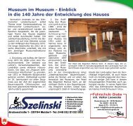 Museum im Museum - Einblick in die 140 Jahre der Entwicklung des ...