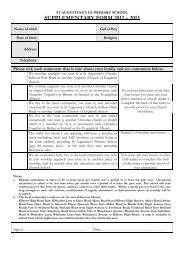 SUPPLEMENTARY FORM 2012 â 2013 - Westminster City Council