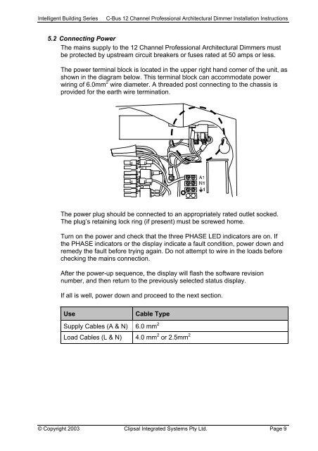 Installation Instructions - Clipsal