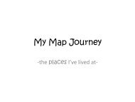 My Map Journey