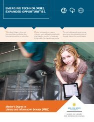 View Brochure - San Jose State University School of Library and ...