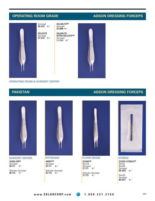 Surgery Center - Sklar Surgical Instruments