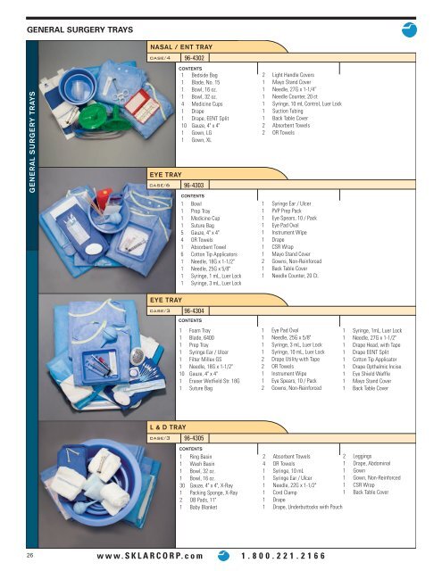 Surgery Center - Sklar Surgical Instruments