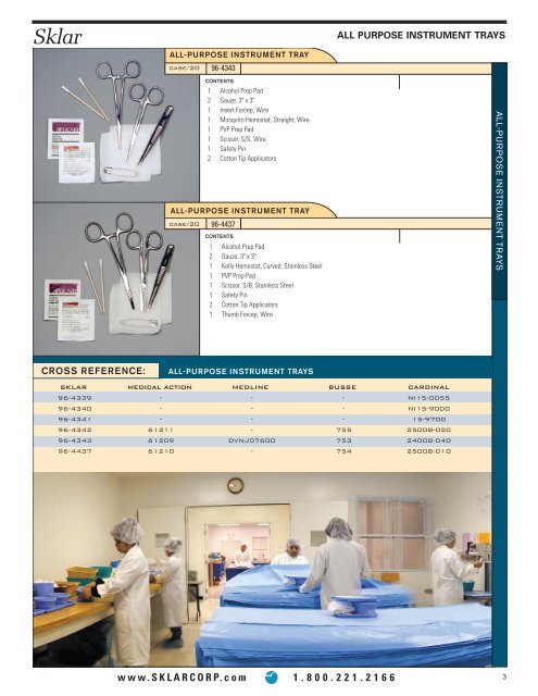 Surgery Center - Sklar Surgical Instruments