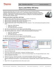 Dymo Label Writer 450 Setup - NanoDrop