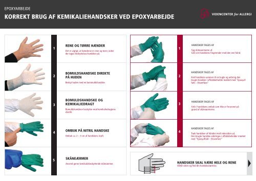 LÃ¦r at tage handsker af uden at der kommer epoxy pÃ¥ huden