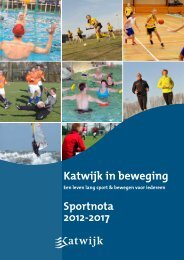 Sportnota - Gemeente Katwijk