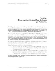 Partie IV. Etude expÃ©rimentale du sÃ©chage de levures par fluidisation.