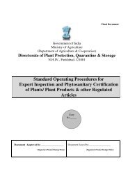 SOPs for Export Inspection & Phytosanitary Certification - Plant ...