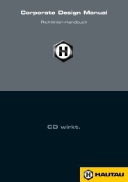 CD wirkt. Corporate Design Manual - HAUTAU GmbH