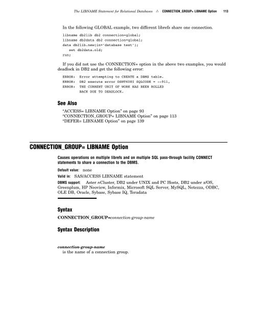 SAS/ACCESS 9.2 for Relational Databases: Reference, Fourth Edition