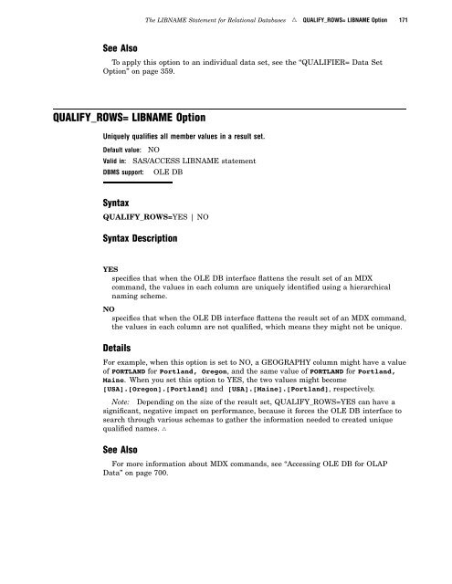 SAS/ACCESS 9.2 for Relational Databases: Reference, Fourth Edition