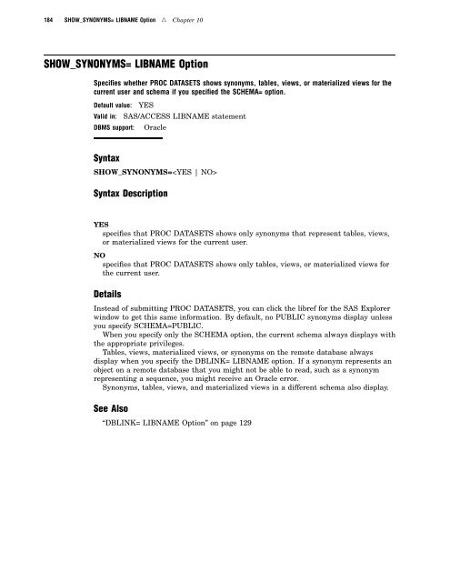 SAS/ACCESS 9.2 for Relational Databases: Reference, Fourth Edition