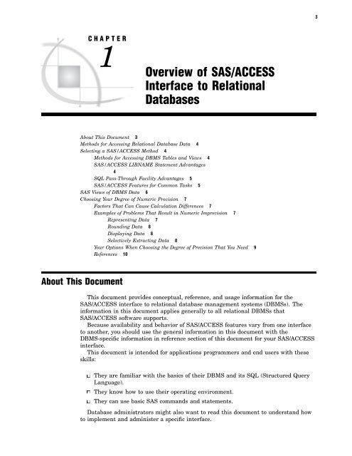 SAS/ACCESS 9.2 for Relational Databases: Reference, Fourth Edition