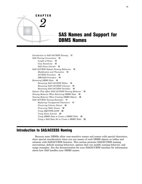 SAS/ACCESS 9.2 for Relational Databases: Reference, Fourth Edition