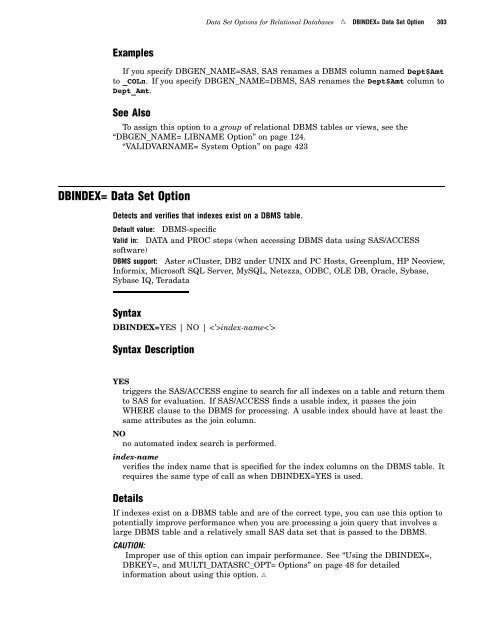 SAS/ACCESS 9.2 for Relational Databases: Reference, Fourth Edition