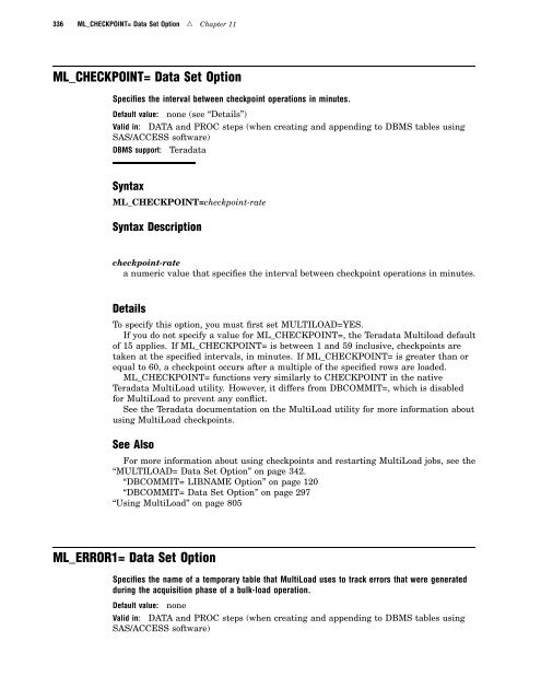 SAS/ACCESS 9.2 for Relational Databases: Reference, Fourth Edition