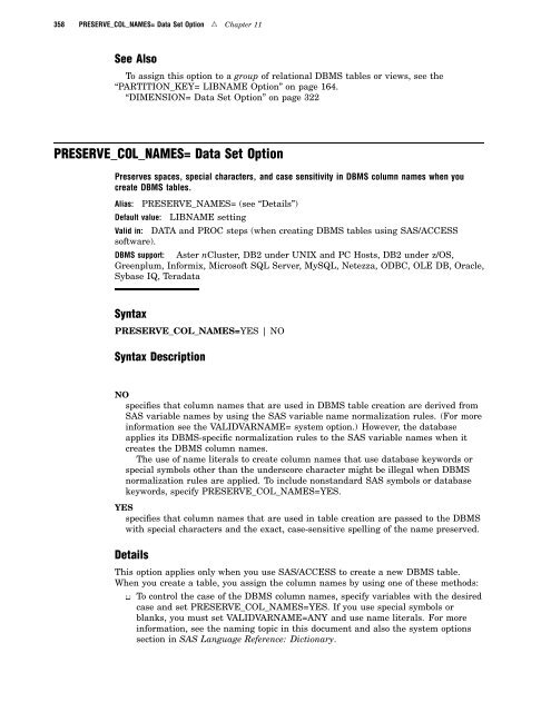 SAS/ACCESS 9.2 for Relational Databases: Reference, Fourth Edition