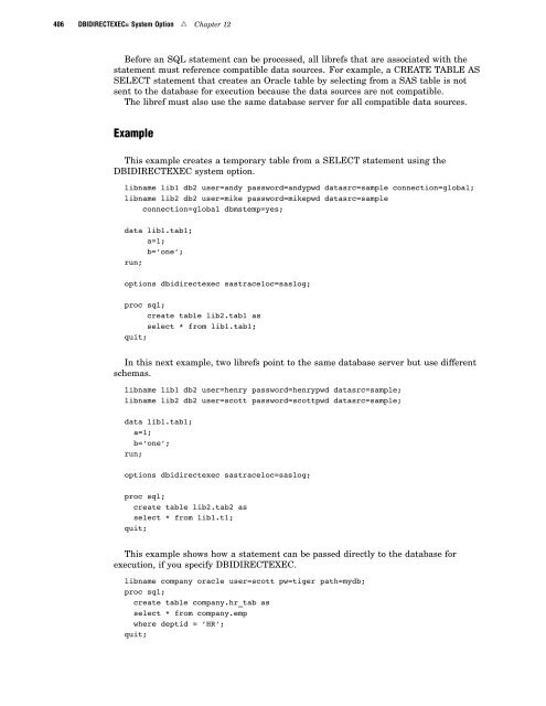 SAS/ACCESS 9.2 for Relational Databases: Reference, Fourth Edition