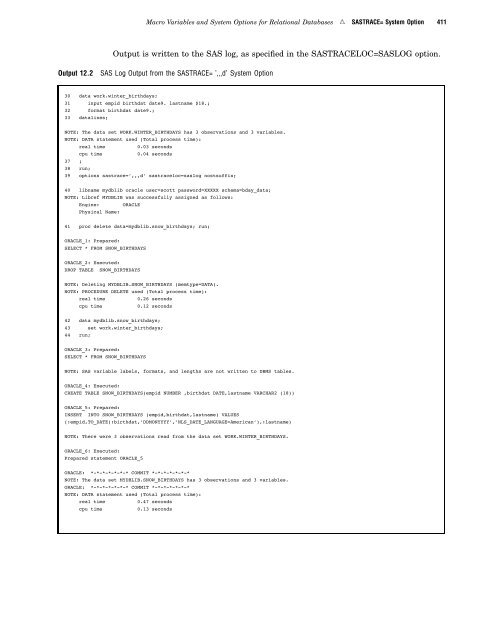 SAS/ACCESS 9.2 for Relational Databases: Reference, Fourth Edition