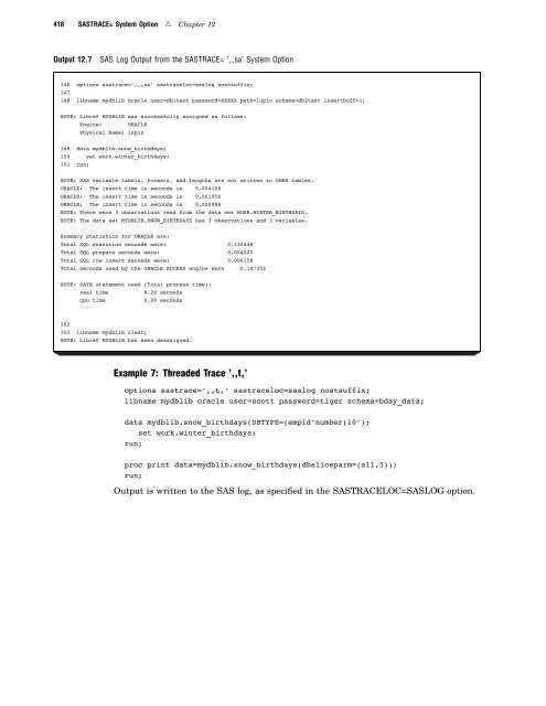 SAS/ACCESS 9.2 for Relational Databases: Reference, Fourth Edition