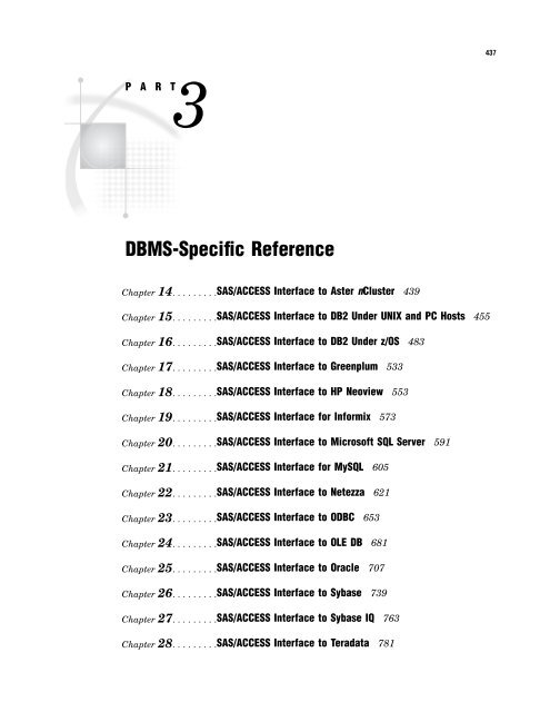 SAS/ACCESS 9.2 for Relational Databases: Reference, Fourth Edition