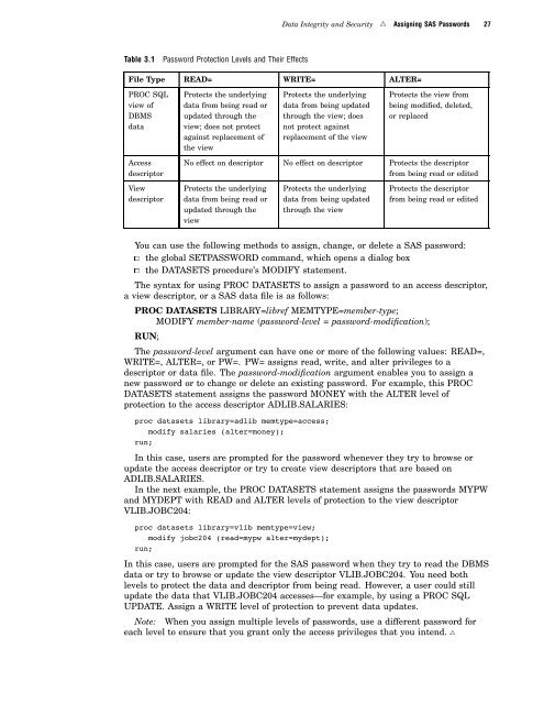 SAS/ACCESS 9.2 for Relational Databases: Reference, Fourth Edition